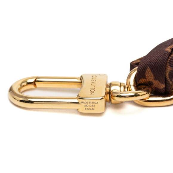 LOUIS VUITTON Brown Monogram Silk Charm